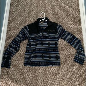 Men’s Ariat Aztec Blue 1/4 Zip